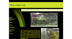 Desktop Screenshot of bonsaibeginnings.com