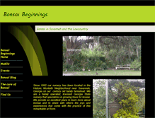Tablet Screenshot of bonsaibeginnings.com